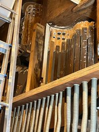 Unser Orgelprospekt von 1755 von innen